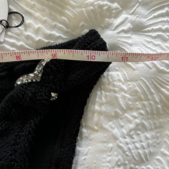 NEW! Hunza G Nicole Bikini - Black One Size - Picture 8 of 9